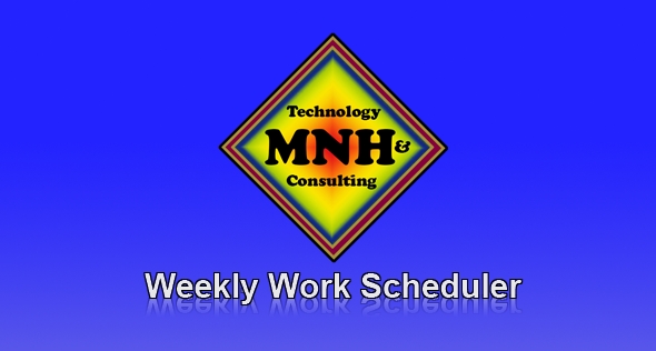 Weekly Work Scheduler
